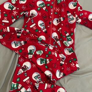 Festive Red Snowman Onesie